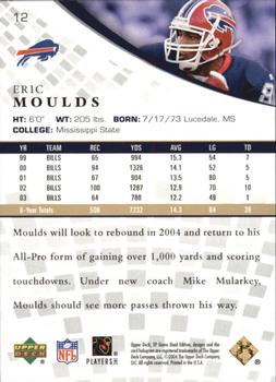 2004 SP Game Used - Gold #12 Eric Moulds Back