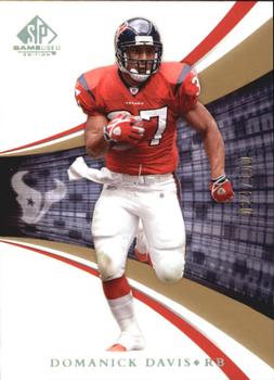 2004 SP Game Used - Gold #40 Domanick Davis Front