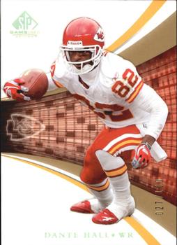 2004 SP Game Used - Gold #49 Dante Hall Front