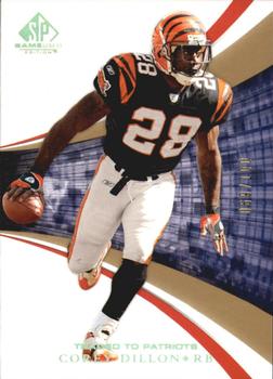 2004 SP Game Used - Gold #59 Corey Dillon Front