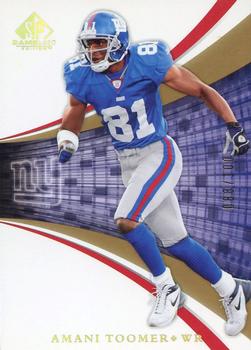 2004 SP Game Used - Gold #64 Amani Toomer Front