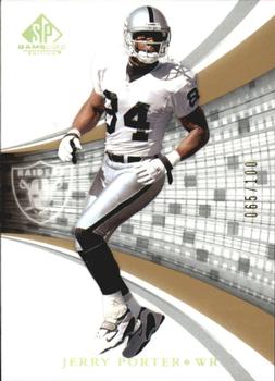 2004 SP Game Used - Gold #71 Jerry Porter Front