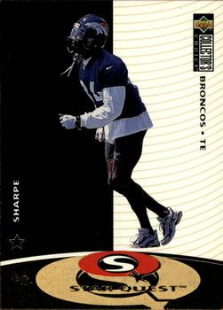1997 Collector's Choice - StarQuest #SQ9 Shannon Sharpe Front