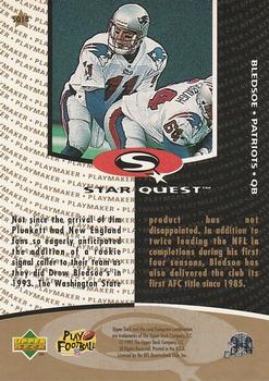 1997 Collector's Choice - StarQuest #SQ18 Drew Bledsoe Back