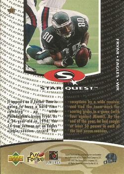 1997 Collector's Choice - StarQuest #SQ23 Irving Fryar Back