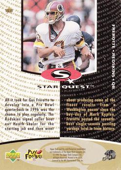 1997 Collector's Choice - StarQuest #SQ30 Gus Frerotte Back