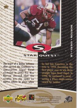 1997 Collector's Choice - StarQuest #SQ35 Ken Norton Jr. Back