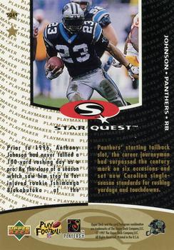 1997 Collector's Choice - StarQuest #SQ49 Anthony Johnson Back