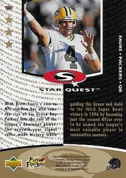 1997 Collector's Choice - StarQuest #SQ82 Brett Favre Back
