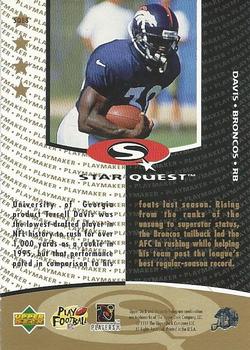 1997 Collector's Choice - StarQuest #SQ88 Terrell Davis Back