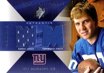 2004 SPx - Rookie Winning Materials #WMR-EM Eli Manning Front