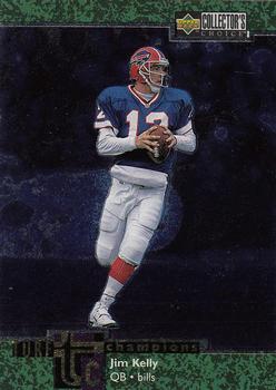 1997 Collector's Choice - Turf Champions #TC33 Jim Kelly Front