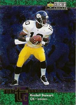 1997 Collector's Choice - Turf Champions #TC38 Kordell Stewart Front