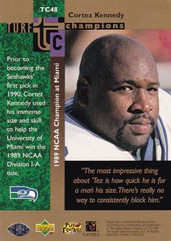 1997 Collector's Choice - Turf Champions #TC48 Cortez Kennedy Back