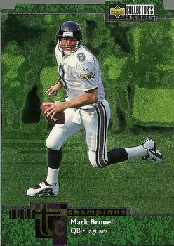 1997 Collector's Choice - Turf Champions #TC65 Mark Brunell Front