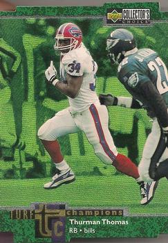 1997 Collector's Choice - Turf Champions #TC72 Thurman Thomas Front