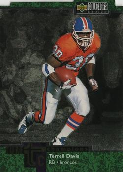 1997 Collector's Choice - Turf Champions #TC82 Terrell Davis Front
