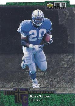 1997 Collector's Choice - Turf Champions #TC85 Barry Sanders Front