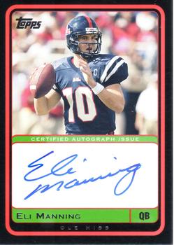2004 Topps - Autographs #T-EM Eli Manning Front