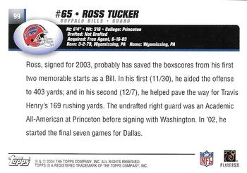 2004 Topps - Topps Collection #99 Ross Tucker Back