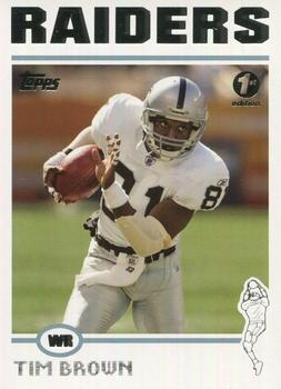 2004 Topps 1st Edition #3 Tim Brown Front
