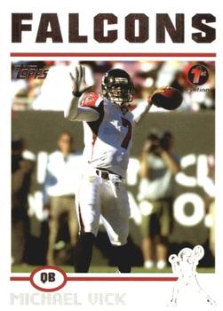 2004 Topps 1st Edition #25 Michael Vick Front