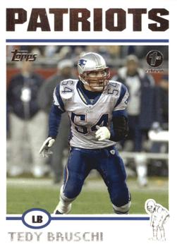 2004 Topps 1st Edition #37 Tedy Bruschi Front