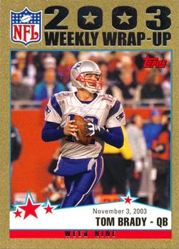 2004 Topps - Gold #299 Tom Brady Front