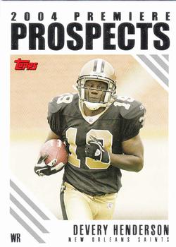 2004 Topps - Premiere Prospects #PP4 Devery Henderson Front