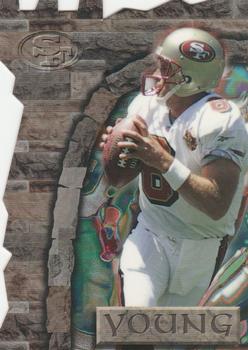 1997 Collector's Edge Excalibur - Castle #12 Steve Young Front