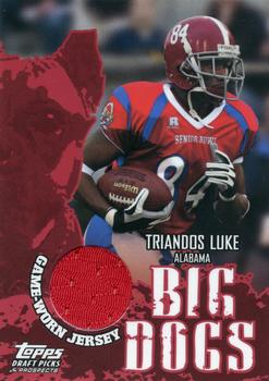 2004 Topps Draft Picks & Prospects - Big Dog Relics #BD-TLU Triandos Luke Front
