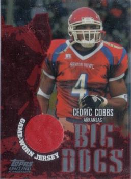 2004 Topps Draft Picks & Prospects - Big Dog Relics Silver #BD-CC Cedric Cobbs Front