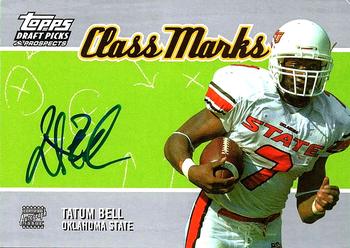 2004 Topps Draft Picks & Prospects - Class Marks Autographs #CM-TB Tatum Bell Front