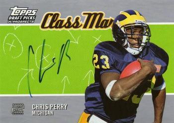 2004 Topps Draft Picks & Prospects - Class Marks Autographs Silver #CM-CP Chris Perry Front