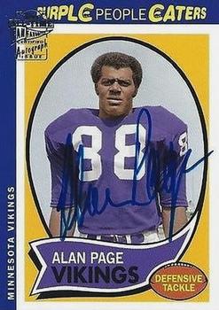 2004 Topps All-Time Fan Favorites - Autographs #AP Alan Page Front