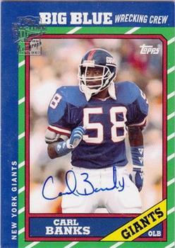 2004 Topps All-Time Fan Favorites - Autographs #CBA Carl Banks Front