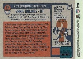 2004 Topps All-Time Fan Favorites - Autographs #EH Ernie Holmes Back