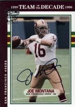 2004 Topps All-Time Fan Favorites - Autographs #JM Joe Montana Front