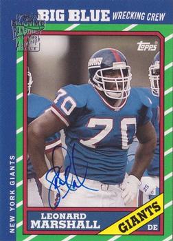 2004 Topps All-Time Fan Favorites - Autographs #LM Leonard Marshall Front