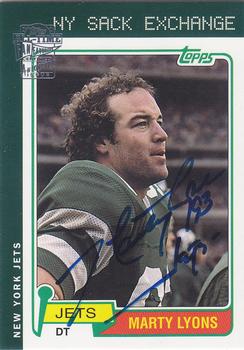 2004 Topps All-Time Fan Favorites - Autographs #ML Marty Lyons Front