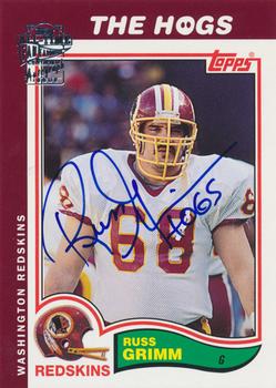 2004 Topps All-Time Fan Favorites - Autographs #RGR Russ Grimm Front