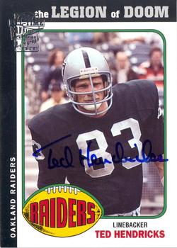 2004 Topps All-Time Fan Favorites - Autographs #TH Ted Hendricks Front