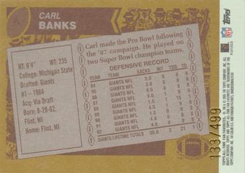 2004 Topps All-Time Fan Favorites - Chrome #7 Carl Banks Back