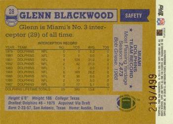 2004 Topps All-Time Fan Favorites - Chrome #28 Glenn Blackwood Back