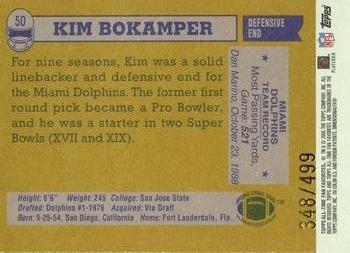 2004 Topps All-Time Fan Favorites - Chrome #50 Kim Bokamper Back