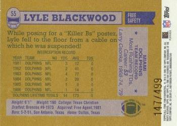 2004 Topps All-Time Fan Favorites - Chrome #55 Lyle Blackwood Back