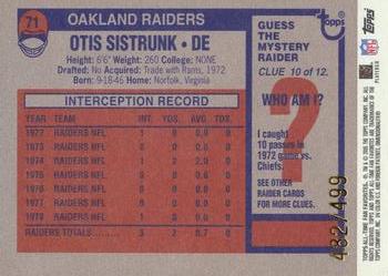 2004 Topps All-Time Fan Favorites - Chrome #71 Otis Sistrunk Back