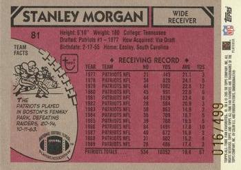 2004 Topps All-Time Fan Favorites - Chrome #81 Stanley Morgan Back