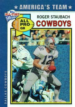 2004 Topps All-Time Fan Favorites - Chrome Refractors #79 Roger Staubach Front