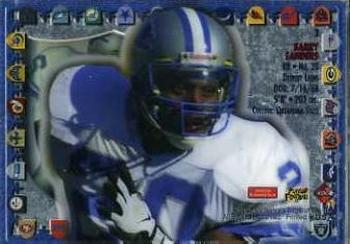 1997 Collector's Edge Excalibur - Game Gear #3 Barry Sanders Back
